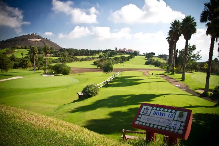 Real Club de Golf de Las Palmas au bord du paysage volcanique de Bandama
