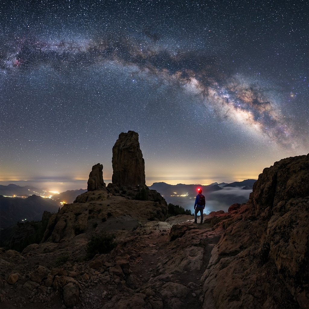 Roque Nublo Night Sky