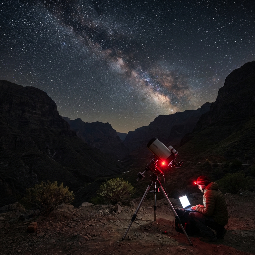 Tasartico Observatory Night